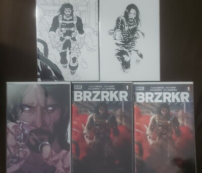 Keanu Reeves BRZRKR-Lot Of 5 1st PRINTS M-NM  Mirka Adolfo-Grampa-J Frison VARS!
