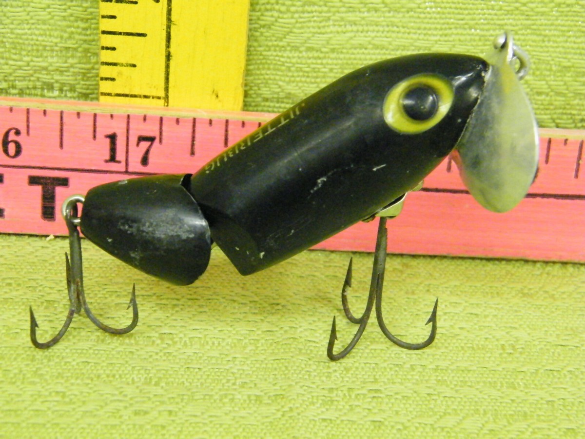 USED OLD FRED ABOGAST JITTERBUG WAR II Vintage Fred Arbogast Perch