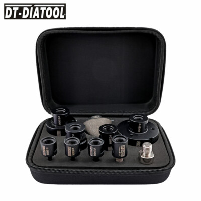 DT-DIATOOL 10pcs/set boxed Vacuum Brazed Diamond Drill Core Bits Milling Bit