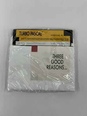 はじめてのPascal―TURBO Pascal Ver.5.5 Turbo Pascal 5.5 - 5.25” Floppy Disk Disc Set of 4 - Sealed | eBay