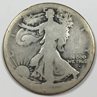 1916-D Walking Liberty Half Dollar - About Good (AG) KM#142 - 5762
