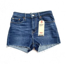 Levi's Women's Raw Hem High Rise Shorts