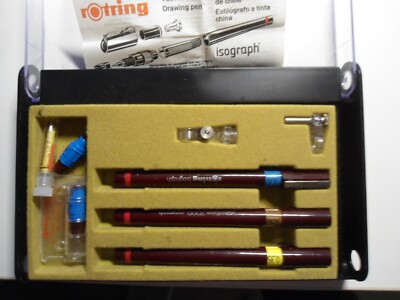 rOtring Isograph Fineliner College Set Tuschefüller 0,35/ 0,50/ 0,70(2x) OVP