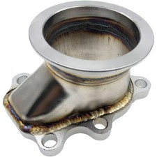 Turbo Down Pipe Adapter 5 Bolt To 2.5 V-band Clamp Flange For T25 T28 Gt25 Gt28 Turbo Down Pipe Adapter 5 Bolt To 2.5 V-band Clamp Flange For T25 T28 Gt25 Gt28
