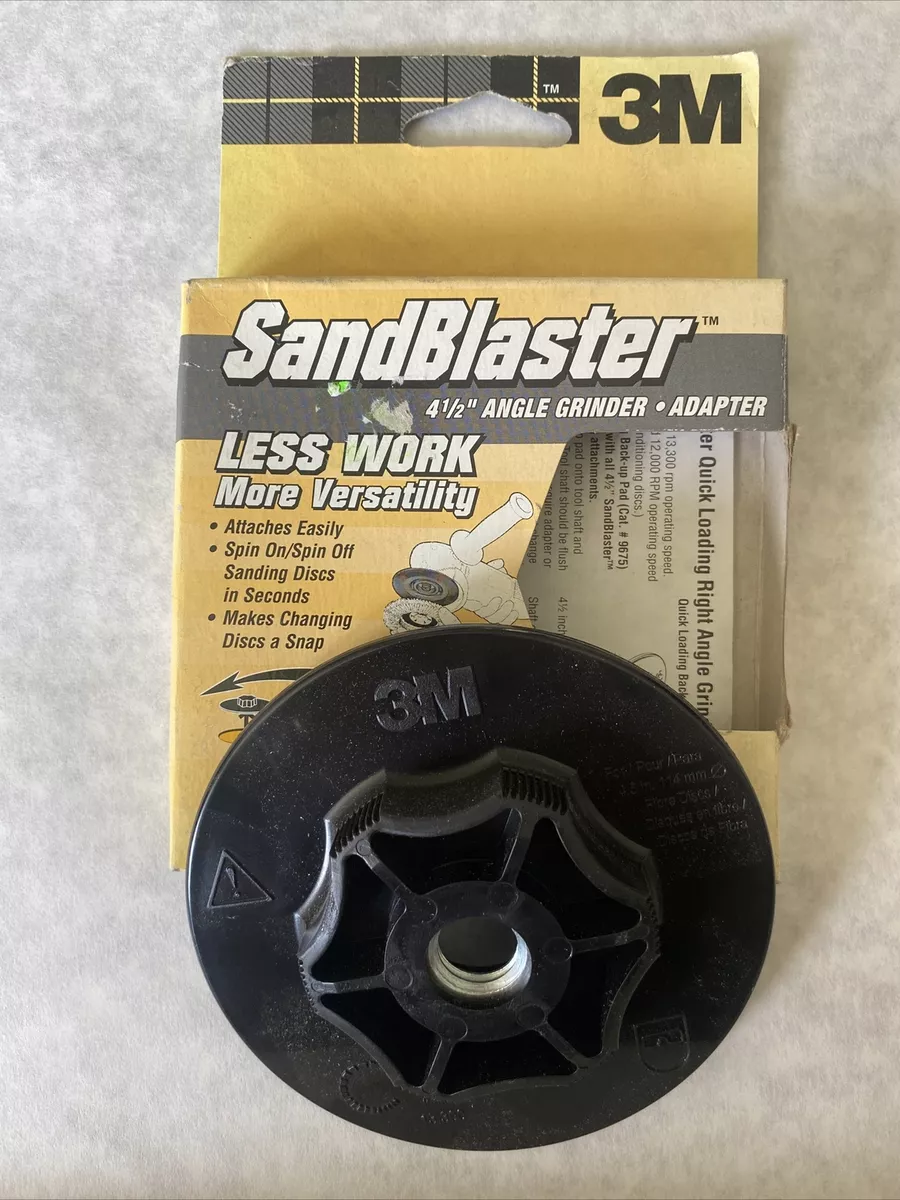 3M 9675 Sandblaster Angle Grinder Adapter eBay