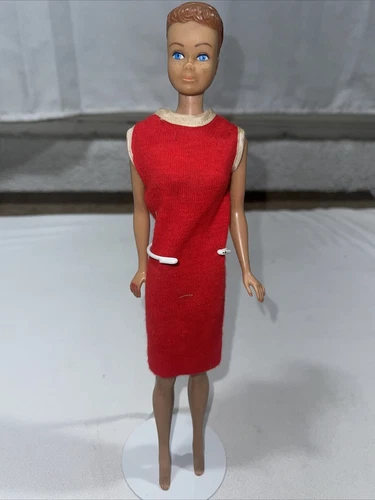 VINTAGE 1964 Midge FASHION QUEEN DOLL BUBBLECUT HAIR 870 MATTEL OUTFIT Tressy