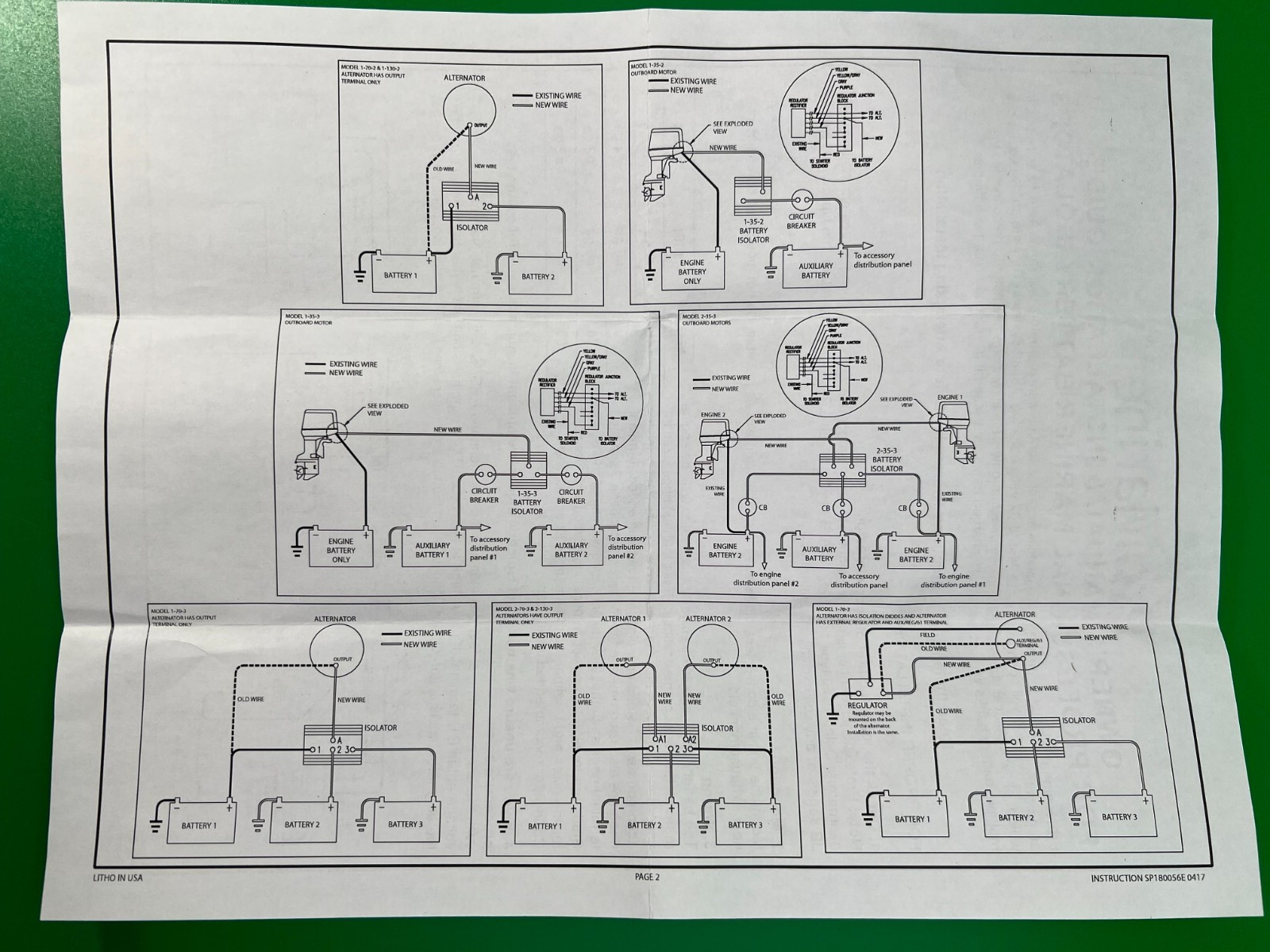 1-130-2 ProMariner Multi Battery Isolator (1 Alternator 2 Batteries 130A)