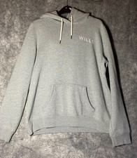 Jack Wills Womans Grey Long Sleeve Hoodie Size 14 0195 