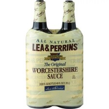 Lea  Perrins Worcestershire Sauce All Natural - Pack of 2 Bottles - 20oz Each 