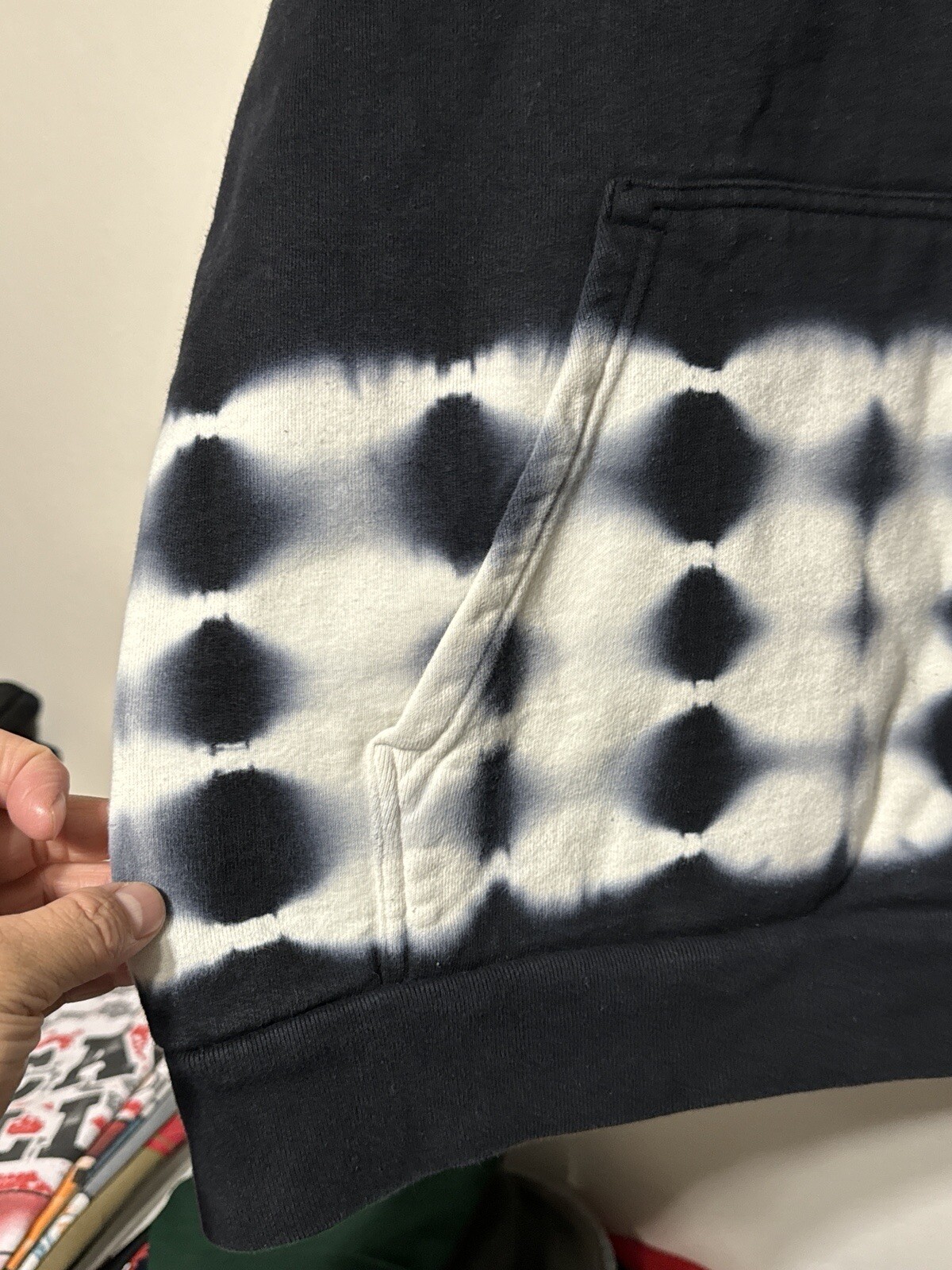 Talentless Reverse Weave Tie Dye Pullover Hoodie … - image 2