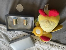 2 Baby Gifts Teething Toy And First Tooth/curl Gift Set New