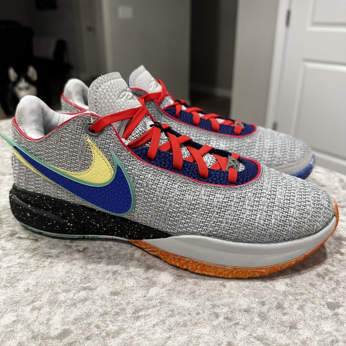 Size 10 - Nike LeBron 20 Nike Lifer 2023 | Gray / Blue / Red 