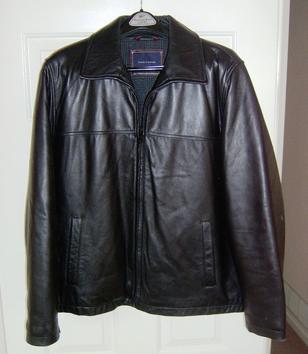 Tommy Hilfiger Black Genuine Leather 