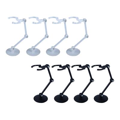 4 Stck. Transparent Puppe Modell Unterstützung Ständer Actionfigur Display Halter Basis für