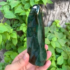 475g Best Quality Polished Green Nephrite Jade, Nephrite Jade Free Form