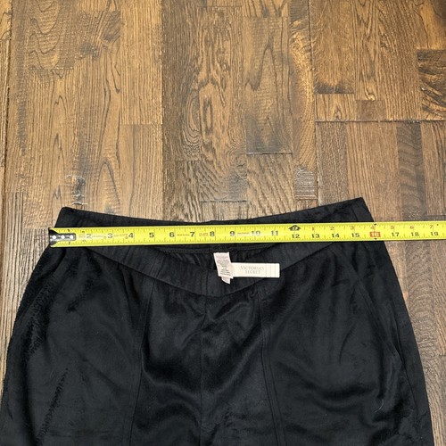 Set Pigiama Victoria's Secret Velour Manica Lunga Nero, Taglia L Nuovo Con Etichette! - Foto 9 di 11