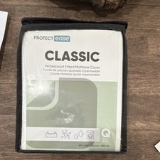 Protect Ease Classic Waterproof Fitted Mattress Protector Queen 60x80