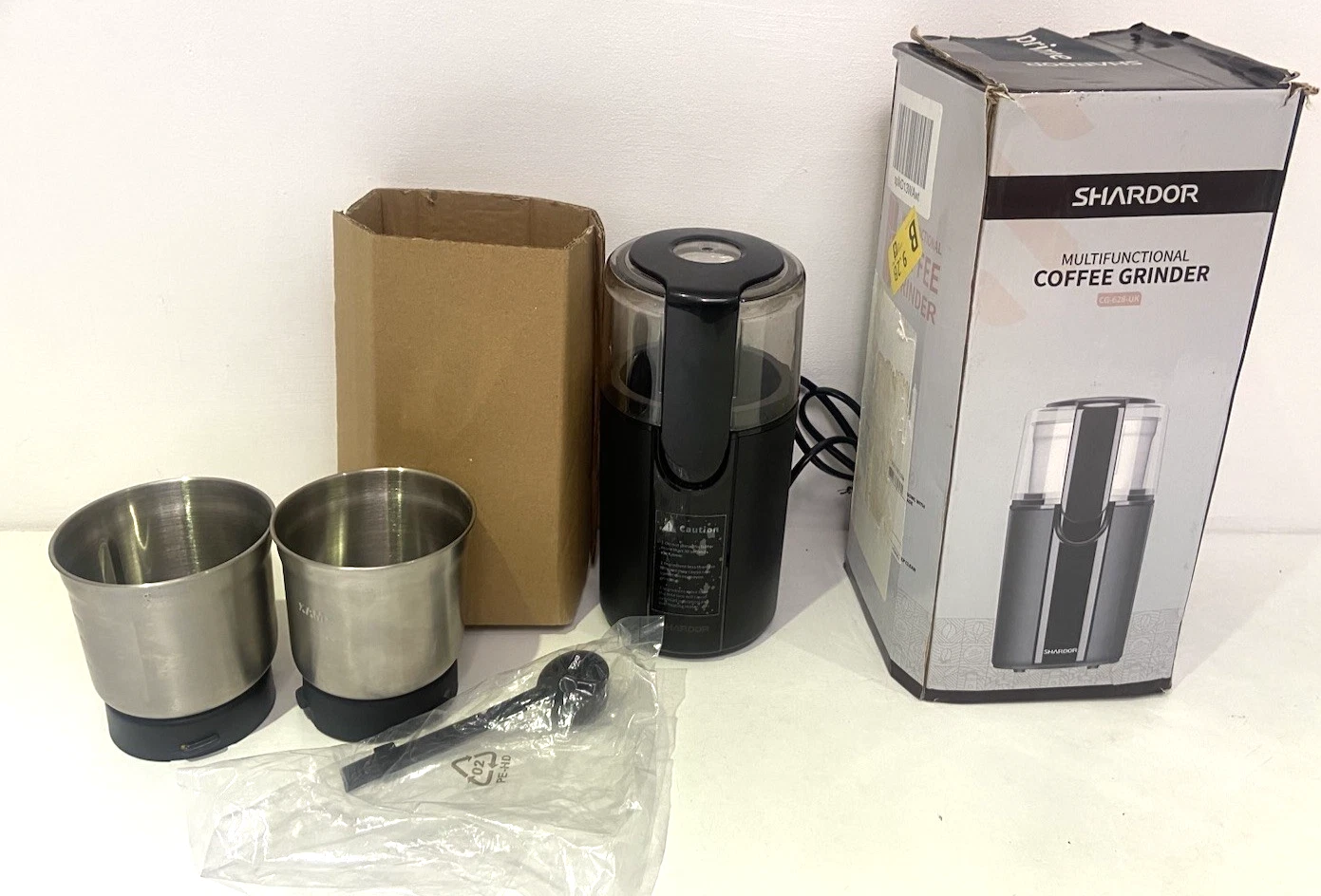 New SHARDOR Multi Electric Coffee Spice Grinder 2 Bowls Wet Dry Grinding BQ52
Opens in a new window