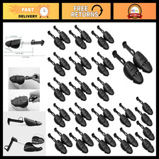 Men's Shoe Trees Stretcher Holder Shaper Support with Bag - 20 Pairs, Black
