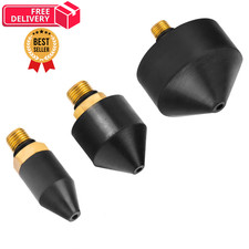 Kodilin 3PCS 1/8-Inch Rubber Tip Set for Air 3pcs 1/8" Tips, Black