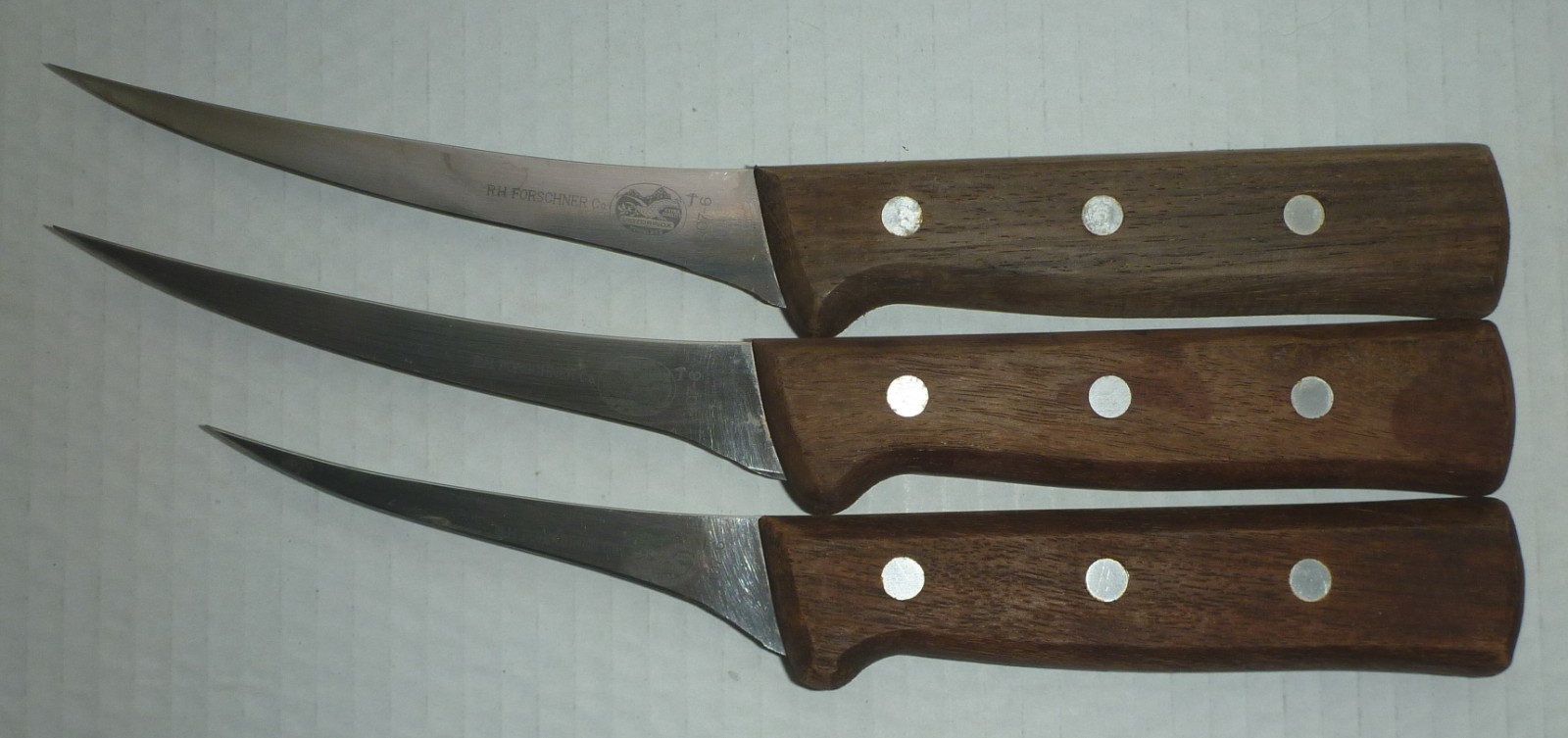 Vintage Victorinox R. H. Forschner Co. Curved Boning Knife Skinner Butcher 407-6