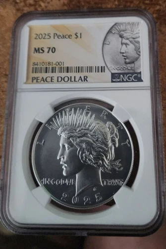 2025-P Peace Dollar (2021-Present) — photo from the most recent tracked eBay sale