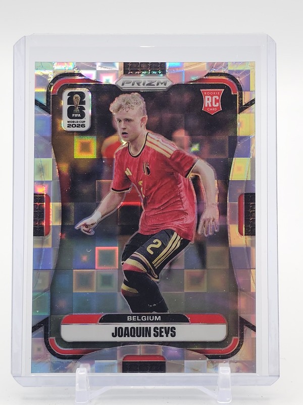 JOAQUIN SEYS 2026 PANINI PRIZM FIFA WORLD CUP ROOKIE PANDORA #158 BELGIUM Q0296