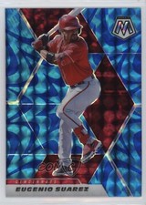 2021 Panini Mosaic Reactive Blue Mosaic Prizm Eugenio Suarez #168 1fa0