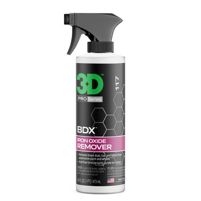 3D Car Care Iron BDX - Iron Remover & Fallout Cleaner 16 Fl Oz (Pack of 1)