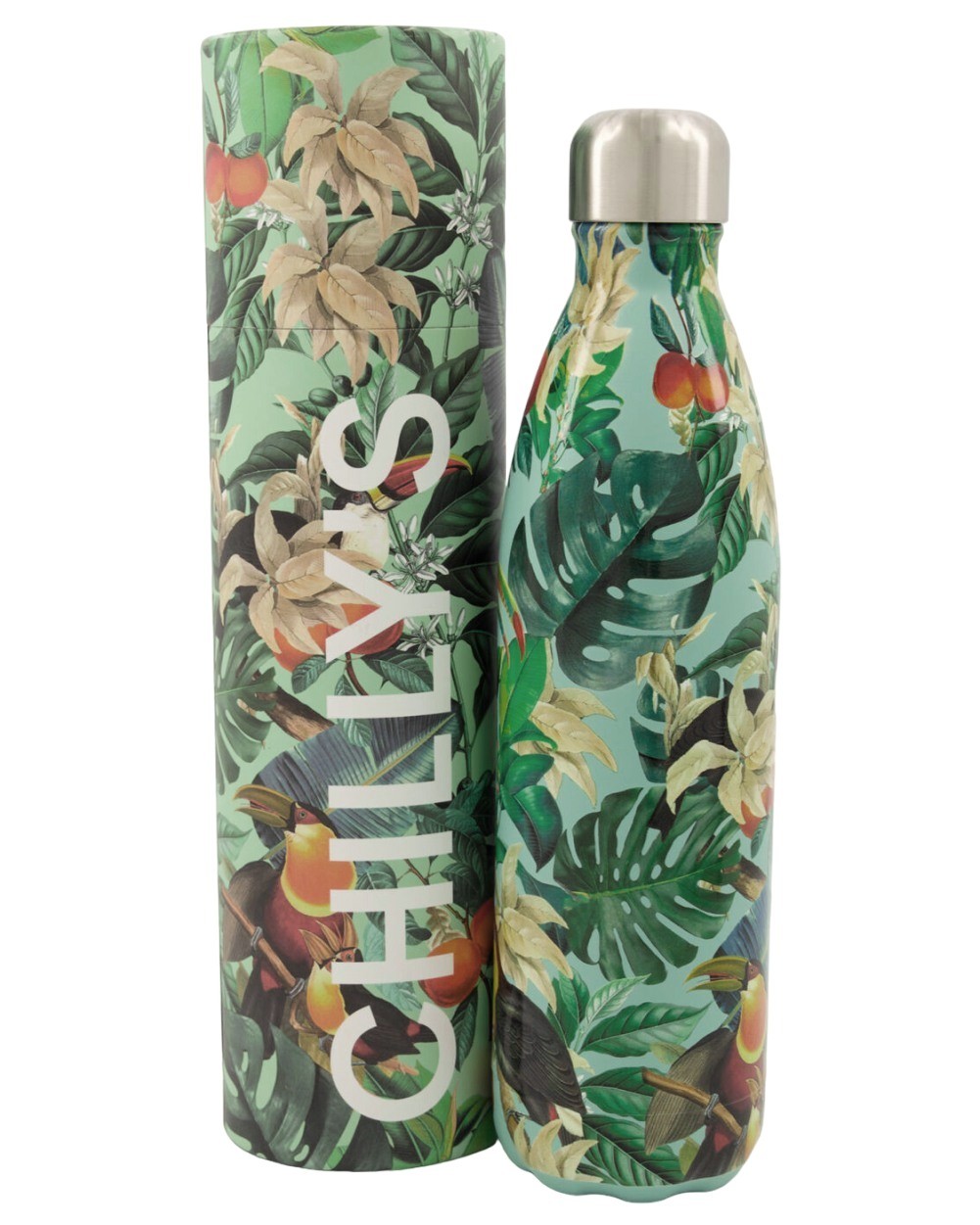 Chilly`s Toucan Tropical Edition, Stainless Steel Thermal Bottle 500ml