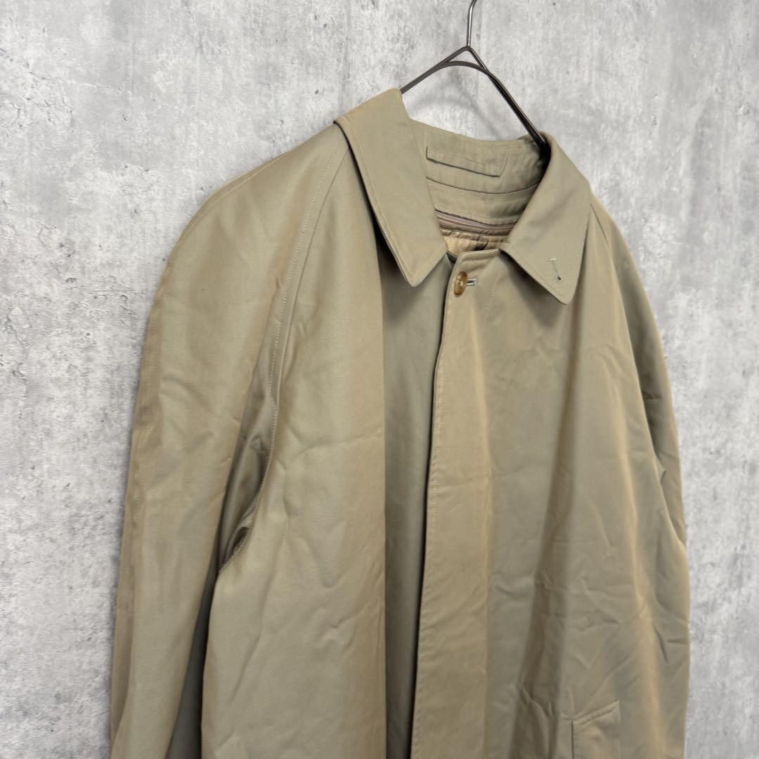 Burberry London Balmacaan Coat With Liner Outerwear Check Pattern For Men thumbnail 5