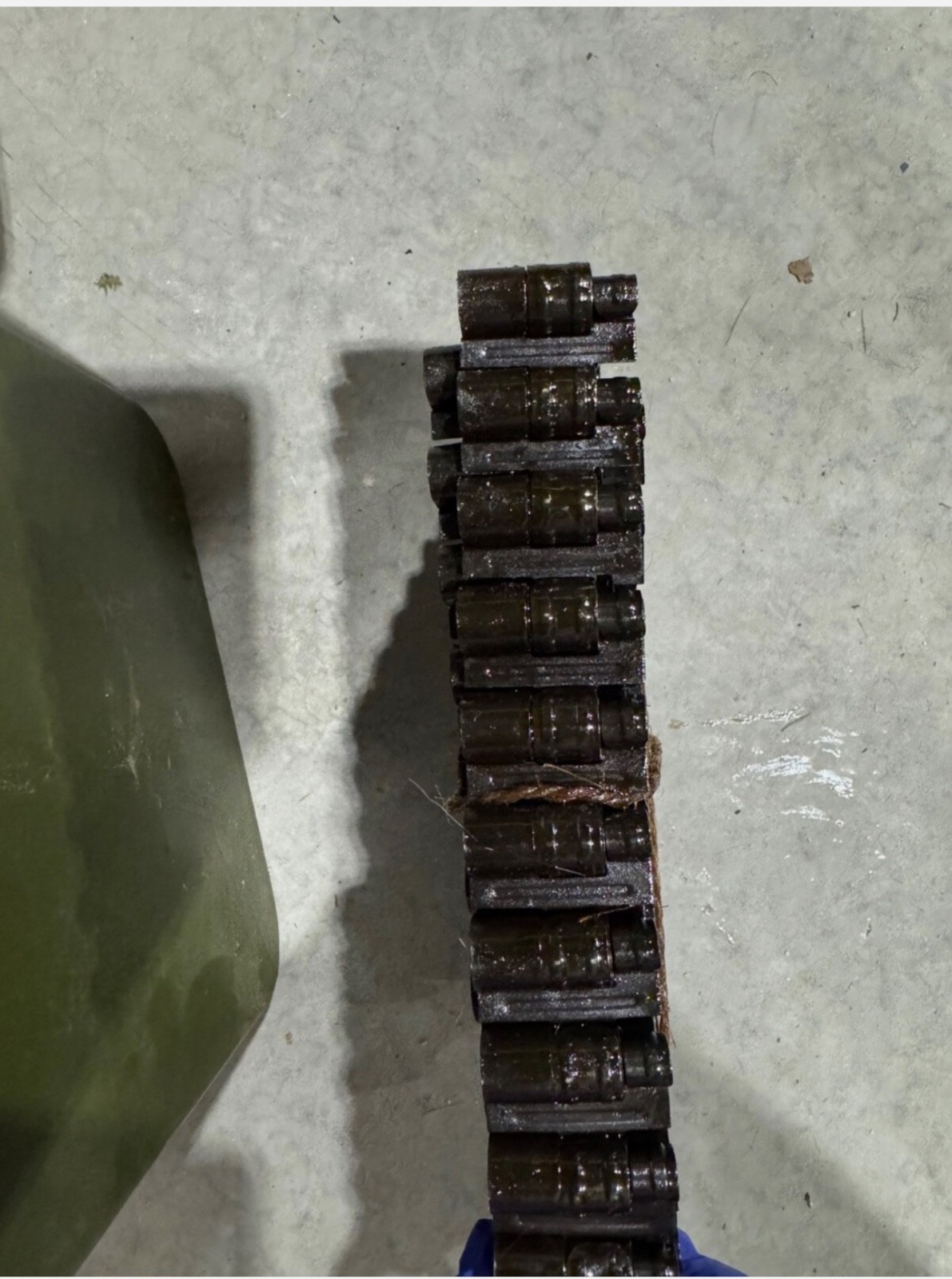 ORIGINAL WWII SOVIET RUSSIAN MAXIM 250RD AMMO CAN & AMMO BELT