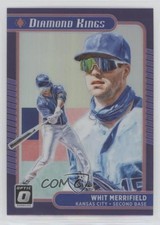 2021 Panini Donruss Optic Diamond Kings Holo Prizm Whit Merrifield #9 2b2