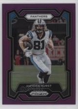 2023 Panini Prizm Purple Prizm 112/125 Hayden Hurst #42 00jz