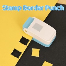 1PC Stamp Border Punch Embosser Christmas Tree Hole Punch Toothed Puncher