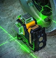 DeWalt DW089LG 12V Green Line 3 x 360 Laser Level Laser Tool battery + charger