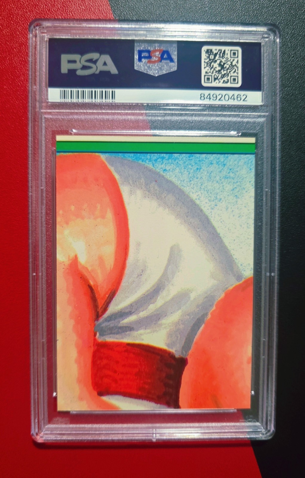 1986 BLOATED BLAIR (136B) Topps Garbage Pail Kids Series 4 (PSA 10) GPK view 2