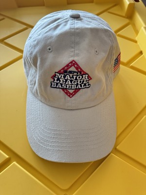 ESPN MLB Major League Baseball Strapback Hat Cap Beige OS