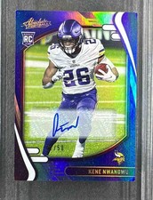 2021 Panini Absolute Kene Nwangwu #132 Signature Rookies Spectrum Blue /50 Auto