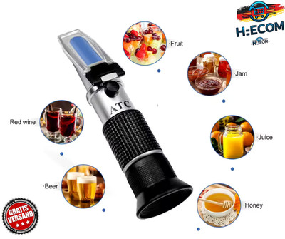 Handheld Alkohol & Zucker Refraktometer 0 25% Alkohol 0 40% Brix