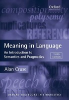 Meaning In Language | An Introduction To Semantics And Pragmatics | Alan Cruse