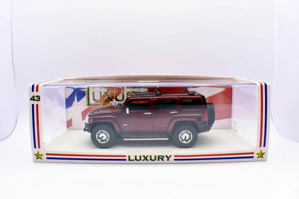 Hummer H3 Red Luxury 1:43 Scale Collection Road Vehicles - Image 2 of 4