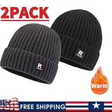 2X Military Tactical Skull Cap Winter Warm Fleece Windproof Ski Beanie Hats Lot