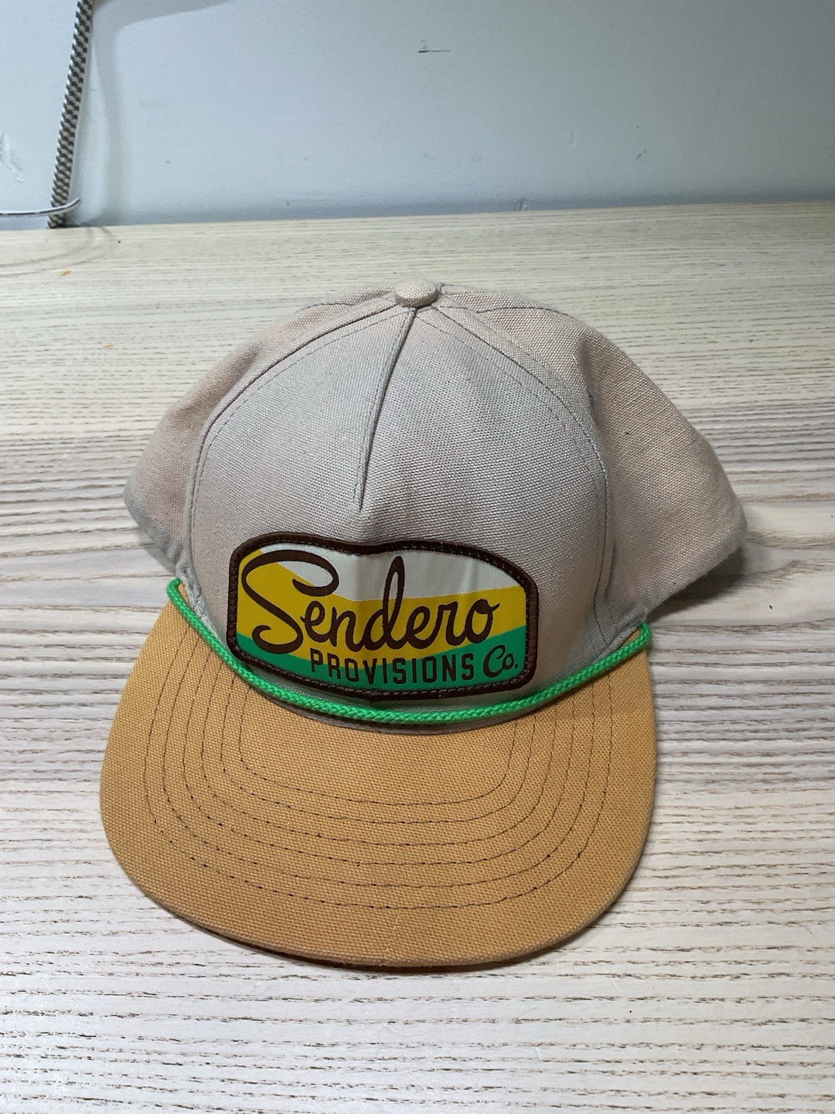 Sendero Provisions Hat Beige Patch Adjustable Sna… - image 2