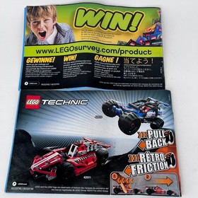 Lego Technic Set 42004 Mini Backhoe Loader Complete used built w/ instructions