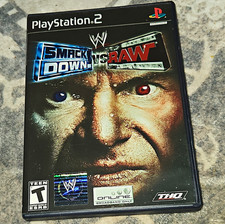 THQ WWE SmackDown! vs. Raw PS2 T NTSC-U/C 2004 Game/ Manual