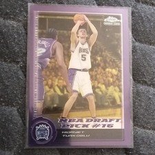 Chrome Hedo Turkoglu Rookie Card #176 Sacramento Kings NBA purple refactor . rookie card picture