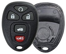 Keyless Entry Remote Key Fob Shell Case Button Pad Cover for Chevy 1-Pack
