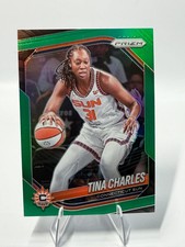 2025 Panini Prizm WNBA Tina Charles #3 Green Prizm