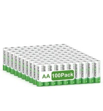 100 Pack AA Alkaline Battery, 1.5V Double A Batteries, 10-Year Shelf Life, Lo... 0.37 per gallon